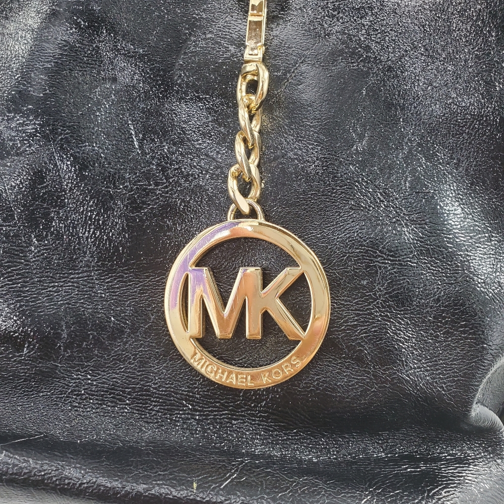 MICHAEL Michael Kors Black Leather Jet Set Chain Straps Tote - Picture 6 of 14